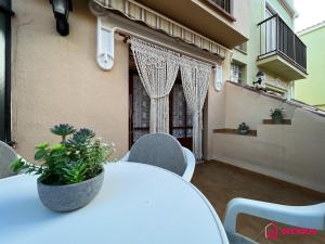 Balkón nebo terasa v ubytování La Casona