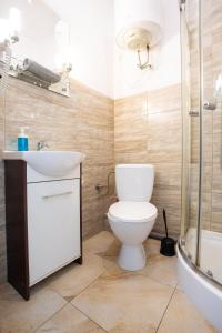 Kúpeľňa v ubytovaní Moon Hostel Wrocław