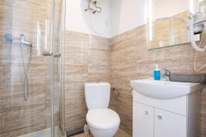 Kúpeľňa v ubytovaní Moon Hostel Wrocław