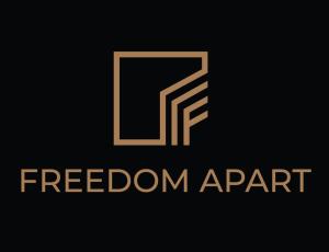 a logo for a door to freedom agent at FREEDOM APART Akacjowa 17m1B in Zielona Góra