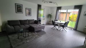 Posezení v ubytování Monteurwohnung