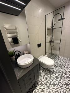 Koupelna v ubytování Grand Hotel Vallikraavi apartment, free parking