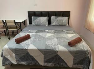 Un pat sau paturi într-o cameră la Connexion
