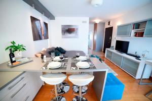 Nhà bếp/bếp nhỏ tại Zagreb Lodge Apartman 1