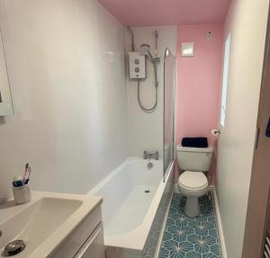 Et badeværelse på Skyline Oasis