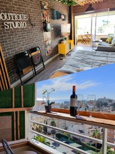 Balkón nebo terasa v ubytování Saltillo Alto Boutique Studio