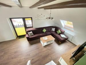 Posezení v ubytování Dagmar 120qm 3 Schlafzimmer Wellness