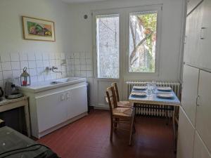 Dapur atau dapur kecil di LES VOLETS BLEUS +12 gambar