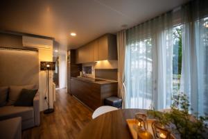 Posezení v ubytování Chalet Het Edelhert