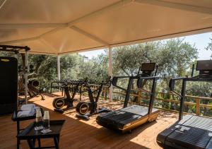 Fitness centrum a/nebo fitness zařízení v ubytování Furore Grand Hotel