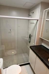 Koupelna v ubytování Flat no Mana Beach Experience