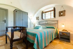 Postel nebo postele na pokoji v ubytování Sopra i Sassi - Villa & Trulli + 37 fotografií