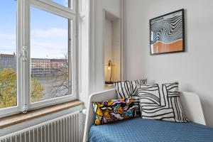 Istumisnurk majutusasutuses True Basel - Stadtwohnung I Rheinblick +24 fotot