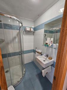 Koupelna v ubytování Hostal Fidalgo