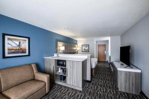 TV a/nebo společenská místnost v ubytování Best Western PLUS Mountain View Auburn Inn