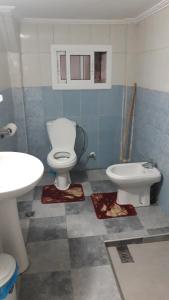 a bathroom with a toilet and a sink at Tanger in Tangier
