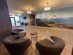 Prostor za sedenje u objektu Hótel Skógafoss by EJ Hotels