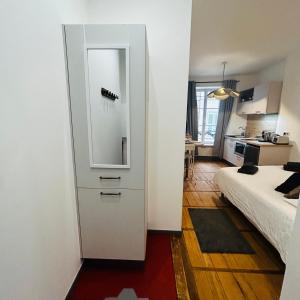 Η κουζίνα ή μικρή κουζίνα στο Studio Carnot - Centre - Climatisation +4 φωτογραφίες