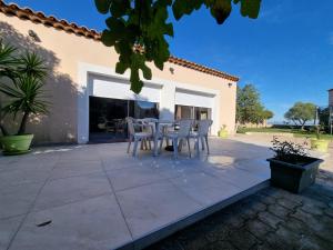 Bygningen som feriehuset ligger i