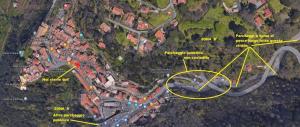 Letecký snímek ubytování Albergo Diffuso Locanda Specchio Di Diana