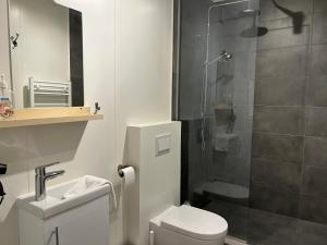 Koupelna v ubytování Apartment Skógafoss