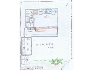 a drawing of a floor plan of a house at Kai sou - Vacation STAY 42232v in Tateyama