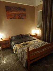 Posteľ alebo postele v izbe v ubytovaní Apartment at Tsoutsouros