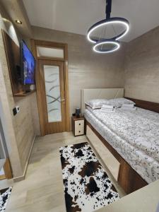 Postel nebo postele na pokoji v ubytování Ebra 76 Kraljevi Cardaci Kopaonik