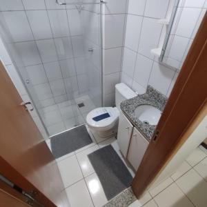 Phòng tắm tại SUDOESTE FLAT MARAVILHOSO