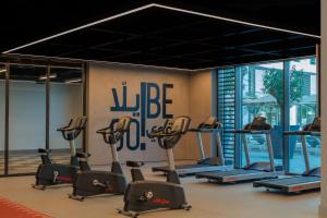Fitness centrum a/nebo fitness zařízení v ubytování Rove At The Park