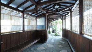 Rõdu või terrass majutusasutuses 岩滝温泉　ホテル喜楽家