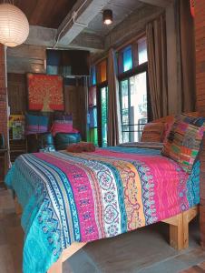 Postel nebo postele na pokoji v ubytování Huen Chiang Man Hostel