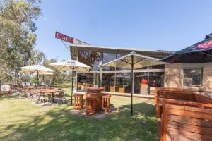 Mannum Motelにあるレストランまたは飲食店