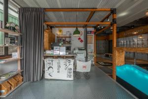 Una cocina o cocineta en Light Hostel - Tainan