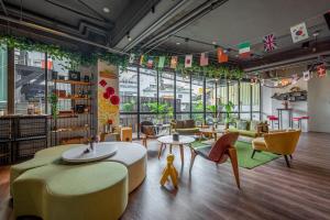 Un lugar para sentarse en Light Hostel - Tainan