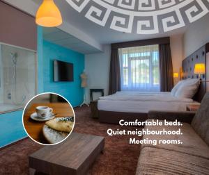 Postelja oz. postelje v sobi nastanitve Hotel Galatea