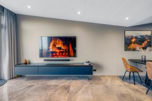 TV o dispositivi per l'intrattenimento presso Bay View Apartments