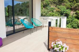 Balkón alebo terasa v ubytovaní Casa KARIAN