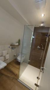 Koupelna v ubytování Hotel Alte Post