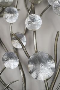 a bunch of silver flowers on a white surface at Hostal Emeritae in Mérida