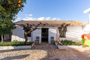 Bygningen som feriehuset ligger i