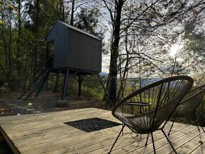 Příroda nedaleko luxury tent