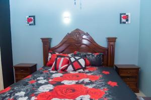 PARADISE VILLa SLEEP 6 PRIVATE POOL客房内的一张或多张床位