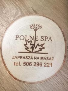 ein Etikett für eine Flasche Polono sparmaarmaarma na na masya in der Unterkunft BRZOZOWY GAJ AGROTURYSTYKA in Bobryk