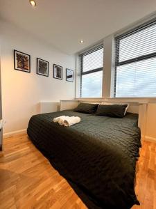 Krevet ili kreveti u jedinici u objektu Beautiful 1 Bed Flat close to Clapham Trendy