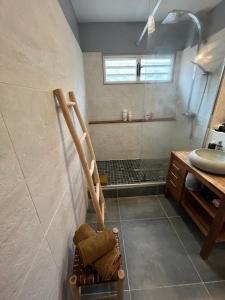 Koupelna v ubytování Aprile des îles .Appartement avec une jolie vue