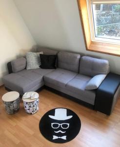 Posezení v ubytování Ferienwohnung am Rhein