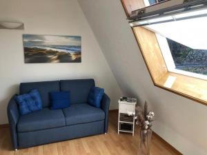 Posezení v ubytování Ferienwohnung am Rhein