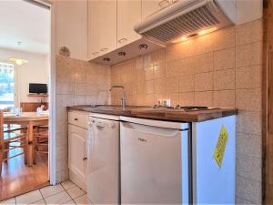 a kitchen with a sink and a dishwasher at Appartement Le Dévoluy, 2 pièces, 5 personnes - FR-1-525-264 in Le Dévoluy