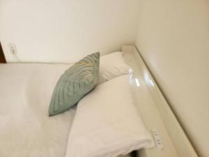 1 cama con almohada en la habitación en Dotonbori, Nipponbashi, Nagahoribashi Station 5minutes on foot Double bed SE3 en Osaka